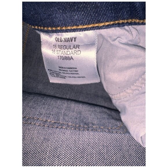 The Diva by Old Navy Boot Cut Leg Women's Stretch Blue Jeans Size 16 Reg - Picture 6 of 6